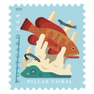 Coral Reefs Postcard Stamp