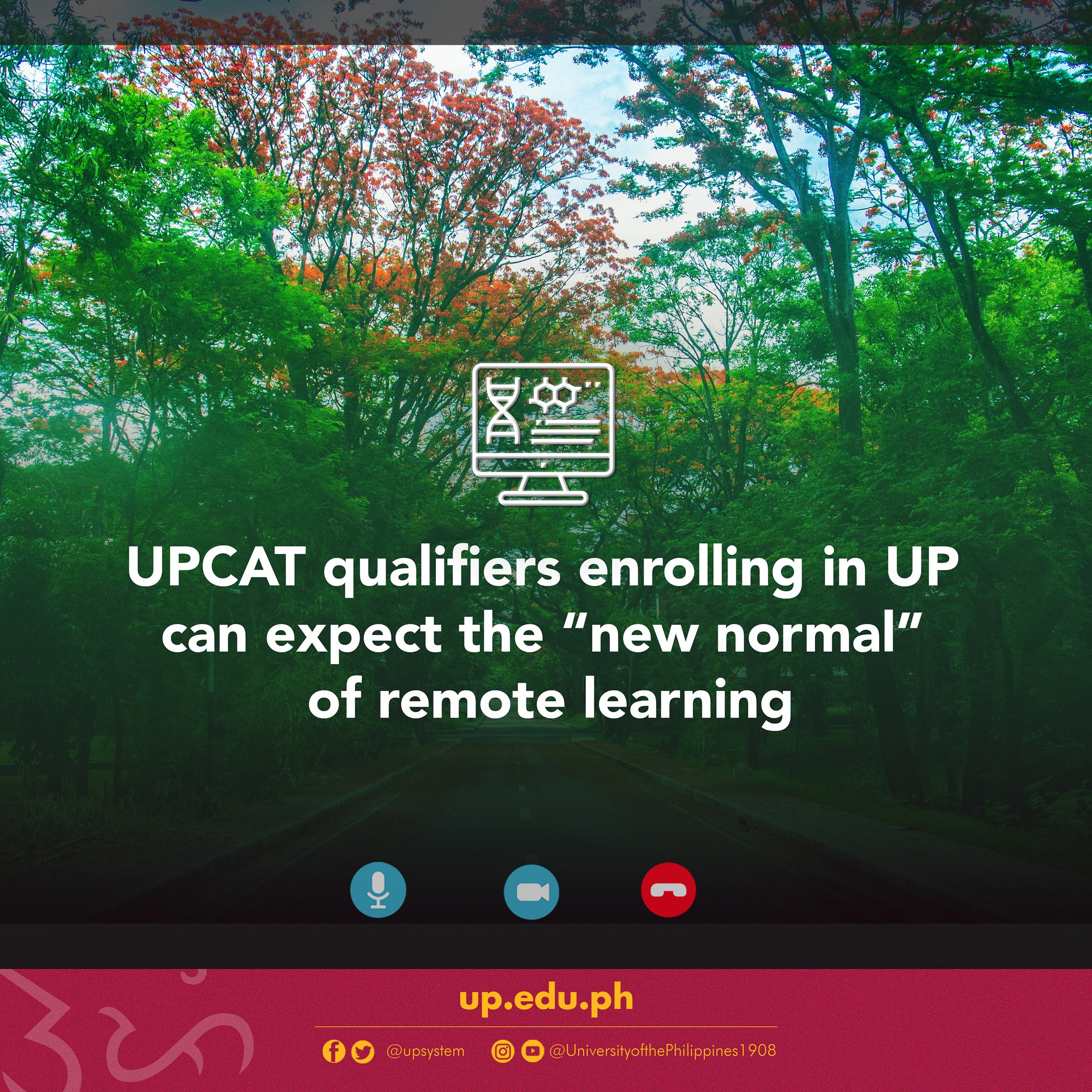 UPCAT qualifiers enrolling in UP can expect the “new normal” of remote learning