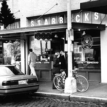 Store front of original Pike Place store