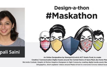 Deepali Saini is the jury member for Apna Design Apna Mask competition