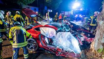 Schwerer Unfall mit 600-PS-Mercedes