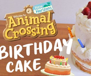 ANIMAL CROSSING Birthday Cake