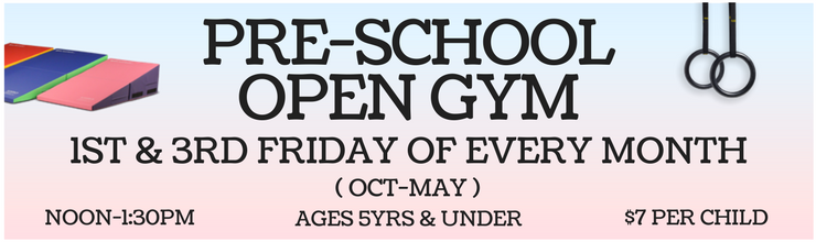 Slider- Pre-School Open Gym