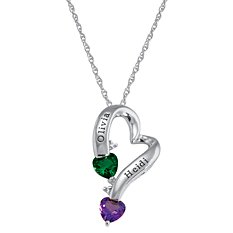 Two Hearts One Love Necklace