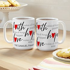 Faith, Hope, Love Mug