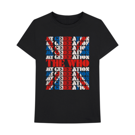 The Who: My Generation Union Jack Tee