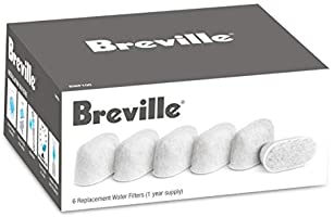 Breville BWF100 Water Filters, 6-Pack,White