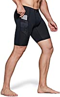 TSLA 1, 2 Pack Men's Athletic Compression Shorts, Sports Performance Active Cool Dry Running Tights