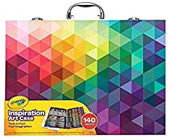 Crayola Inspiration Art Case: 140 Pieces, Deluxe Set with Crayons, Pencils, Markers and Paper in a Portable Storage...