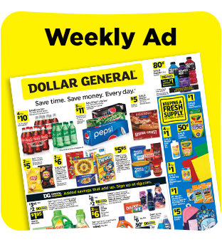 Save on your favorite products from our weekly ad at Dollar General.