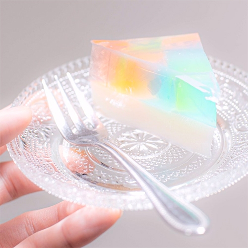 SoraNews24 shows you how to make Rainbow Milk Gelatin Cake by twitter user @tsunekawa_