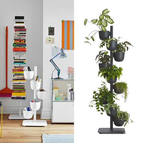 The Story Planter designed by Afteroom for Design Within Reach is so lovely! Available in black and white, 5 and 9 piece and pairs so well with their iconic Story Bookcase stack!