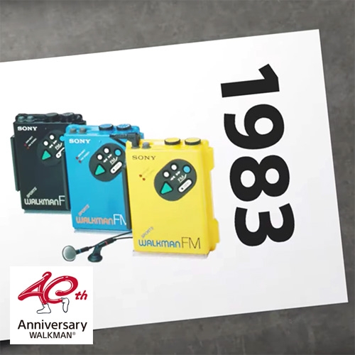 Sony's WALKMAN 40th Anniversary page has two fun videos - their Anniversary Movie as well as a Catalog of 83 iconic Walkman products from 1979-2019.